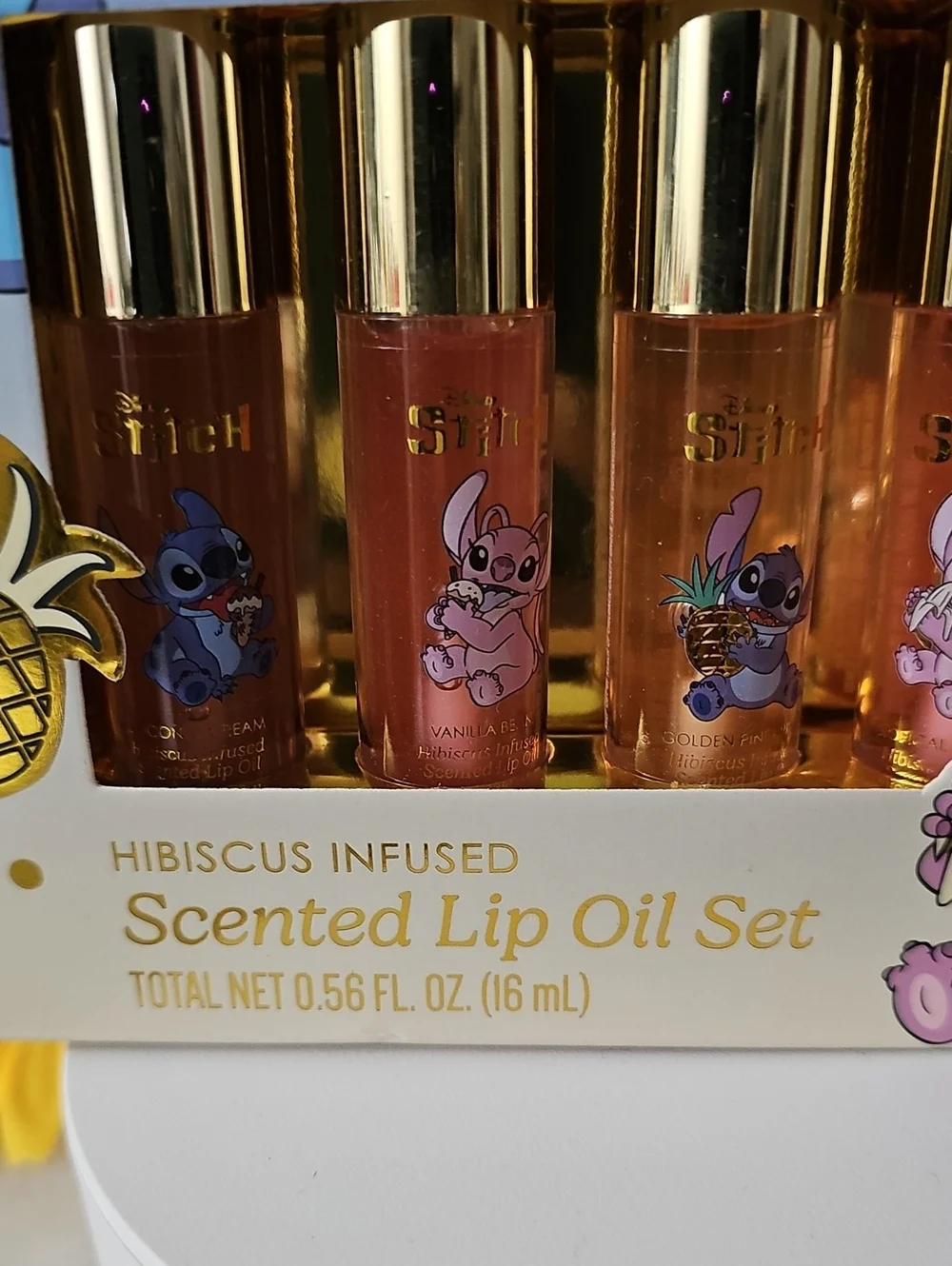 Disney Stitch Scented Lip Oil Set